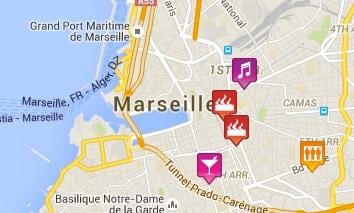 mapa de gay Marsella