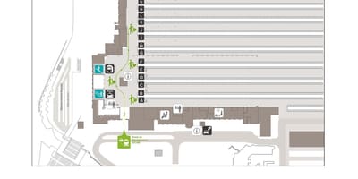 Mapa de Marsella st charles estación de tren